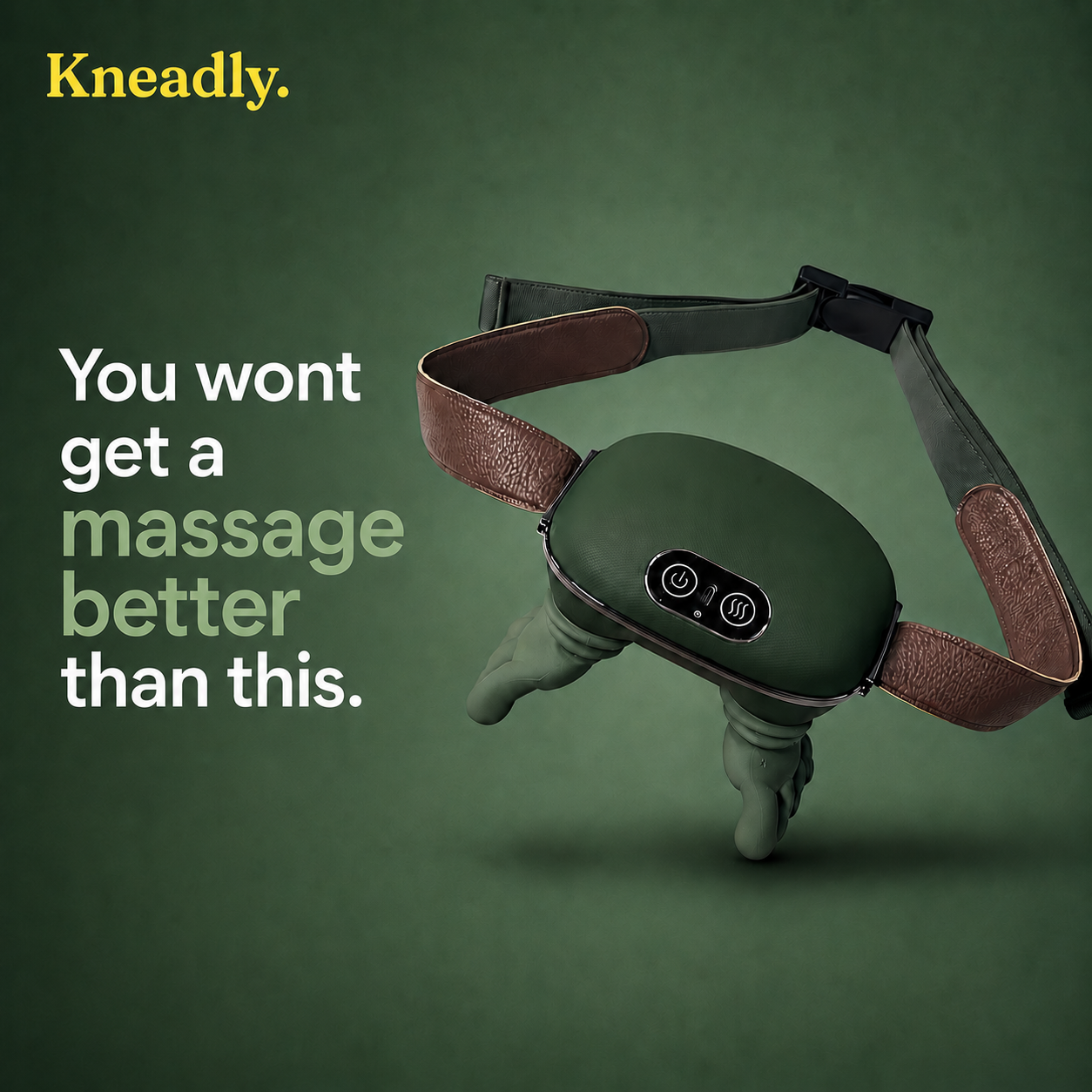 The Kneadly Pro — hands-free neck and shoulder massager