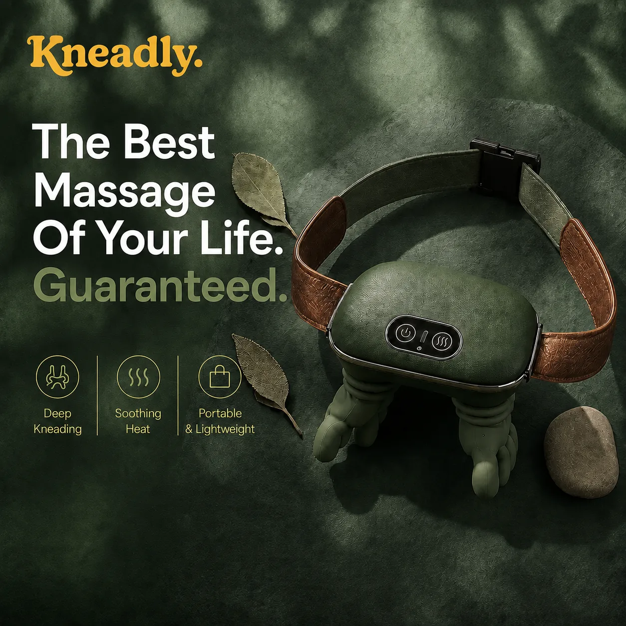The Kneadly Pro — hands-free neck and shoulder massager